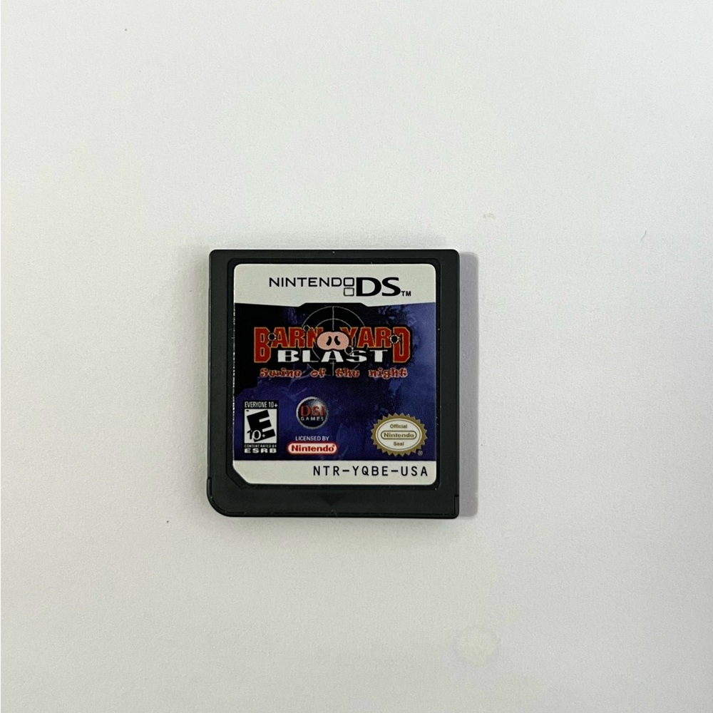 Barnyard Blast: Swine of the Night (Nintendo DS, 2008)  Tested + Cartridge Only
